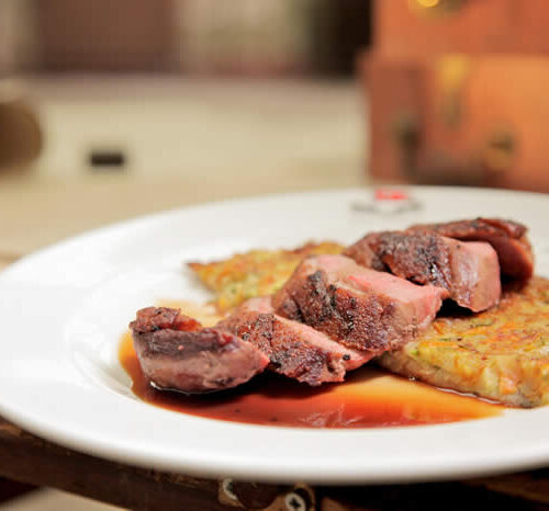 Duck Breast with Madeira Sauce