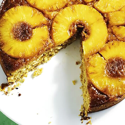 Pineapple and Lime Upside Down Cake