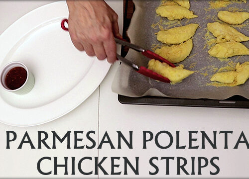 Parmesan Polenta Chicken Strips