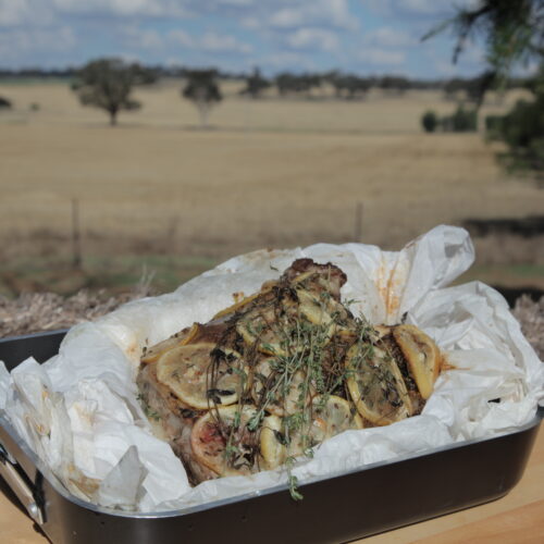 Slow Roasted Tunisian Spiced Lamb