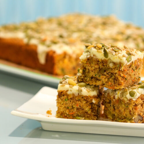 Gluten-Free Carrot & Zucchini Slab Cake