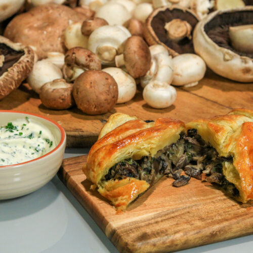 Mushroom Strudel