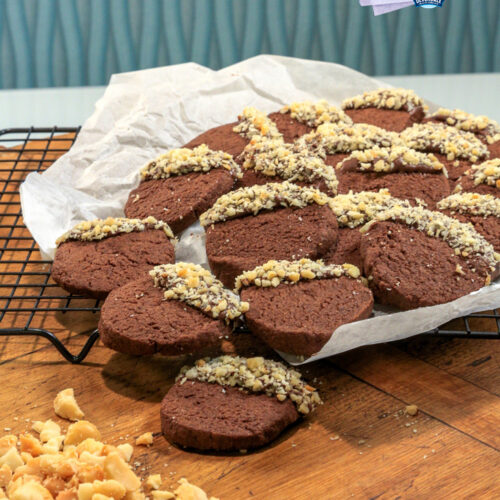 Double Chocolate Macadamia Biscuits