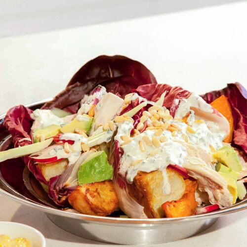 Turkey Salad with Ginger and Lime Mayo