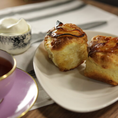 Caramelised Pear Scones