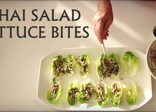 Thai Salad Lettuce Bites