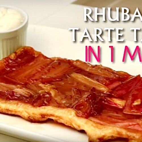 Rhubarb Tarte Tatin