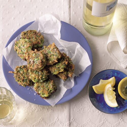 Zucchini, Dill and Mint Fritters