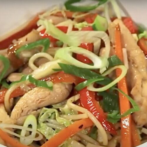 Chicken, Vegetable & Noodle Stir-Fry