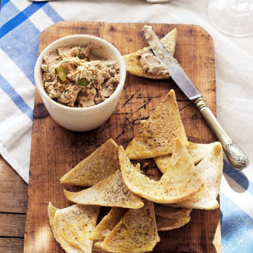 Tuna Pate with Melba Toast