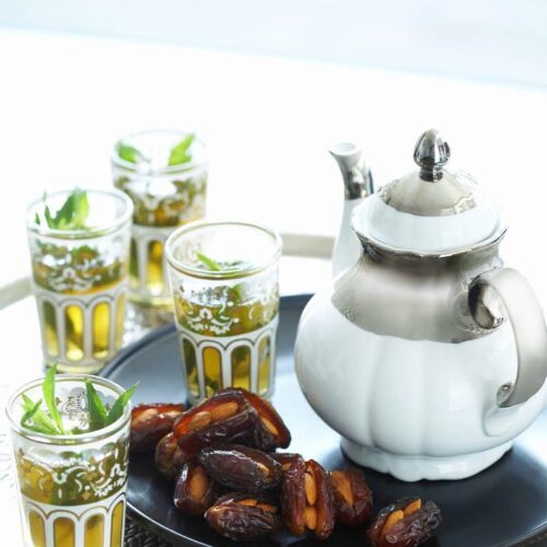 Mint Tea and Stuffed Dates