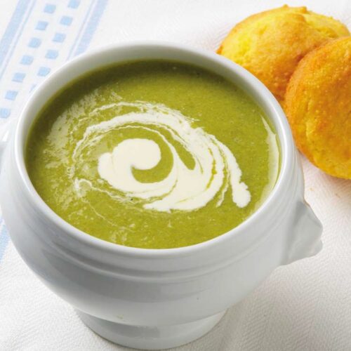 Chilled Minted Pea & Lettuce Soup