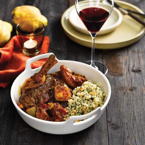 Moroccan Lamb Shanks with Quinces