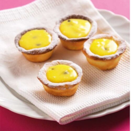 Tiny Passionfruit Butter Tarts