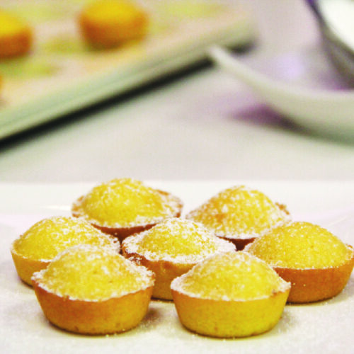 Lemon Polenta Bites