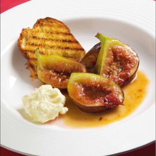 Honeyed Figs with Brioche