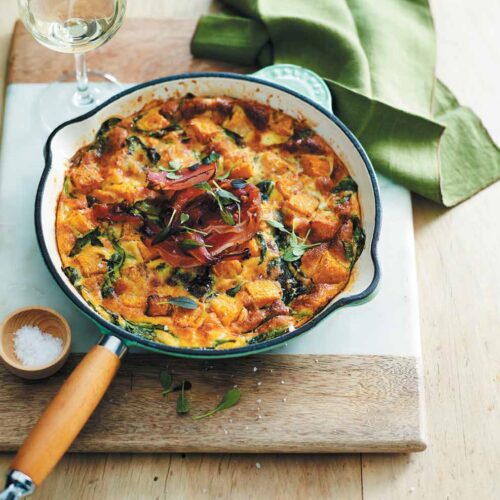 Pumpkin, Leek & Spinach Frittata