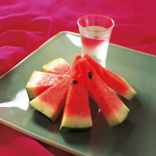 Watermelon with Iced Gin