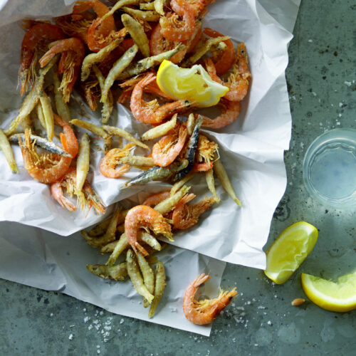 Fried Small Prawns & Baby Fish