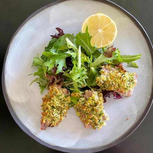 Sardines with Herbed Parmesan Crust