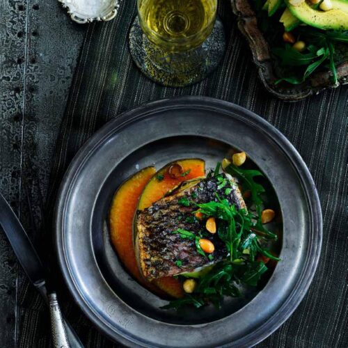 Barramundi with Lemon Myrtle &  Honey Ginger Pumpkin